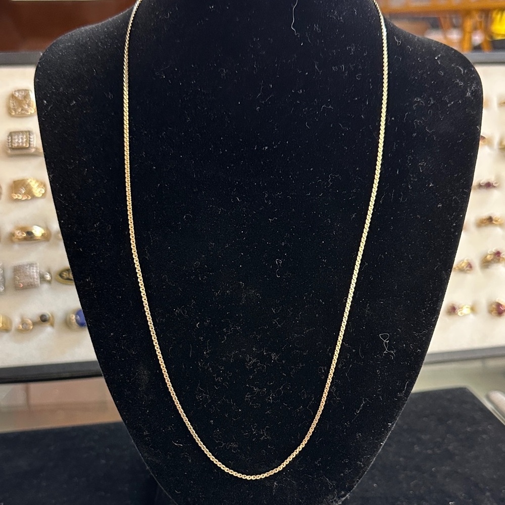 426758 - 14k YG Flat Chain 20”